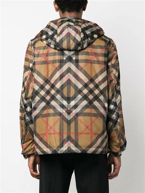 burberry stanford jacket|Burberry 'Stanford' Double Check Hooded Jacket .